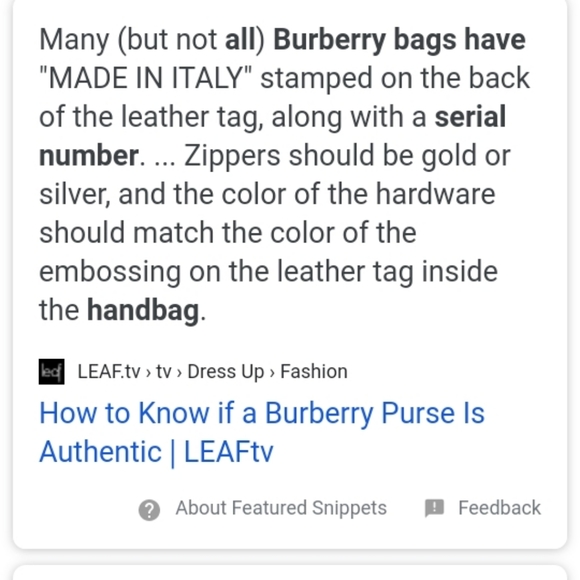 BURBERRY PURSE - Picture 8 of 8